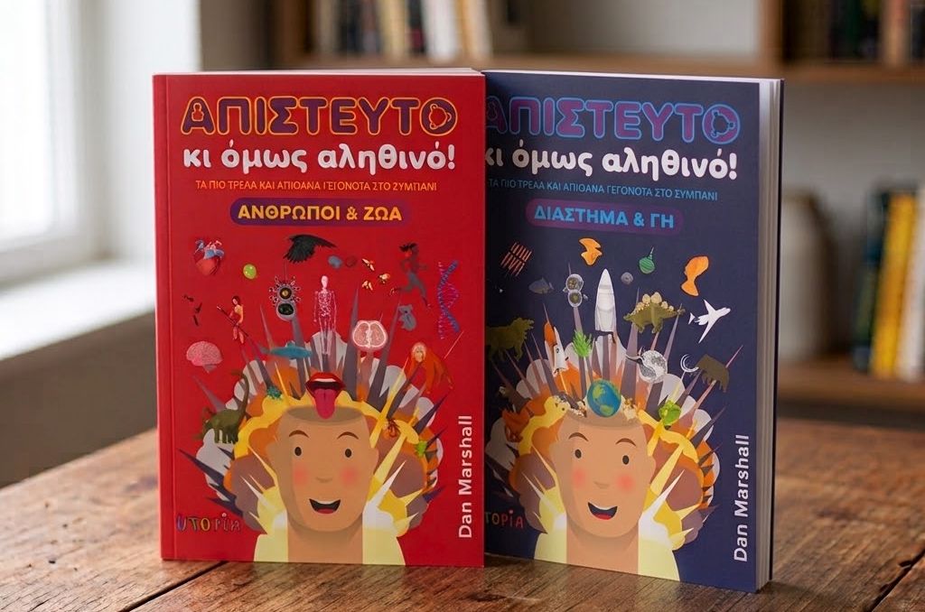 Απίστευτο κι όμως αληθινό: Δύο βιβλία γνώσεων για όσα δεν φανταζόμαστε ότι συμβαίνουν γύρω μας