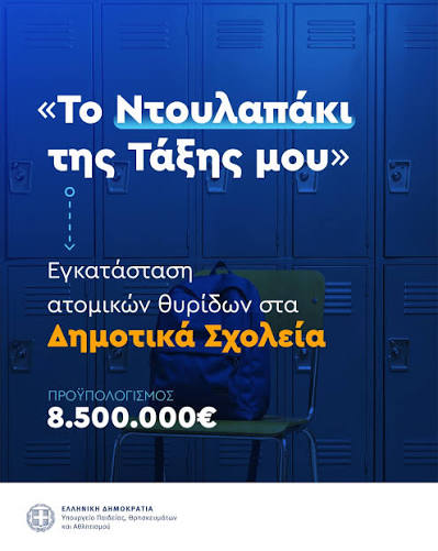 Το ντουλαπάκι της τάξης μου